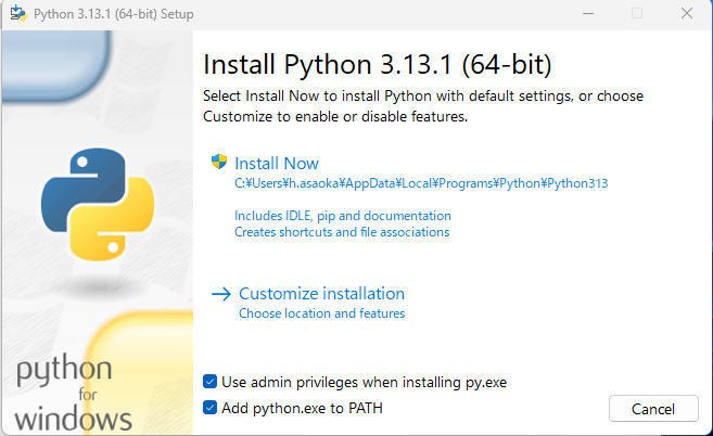 python-install